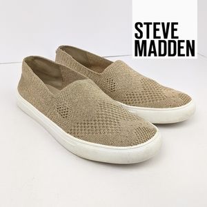 Steven Madden Frankel Gold Mesh Sneaker